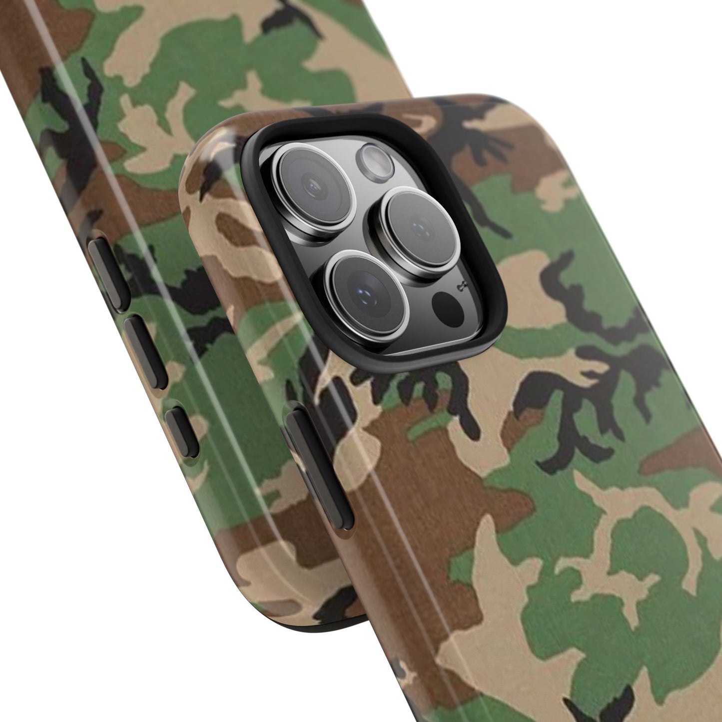 M81 Woodland Rugged Phone Case