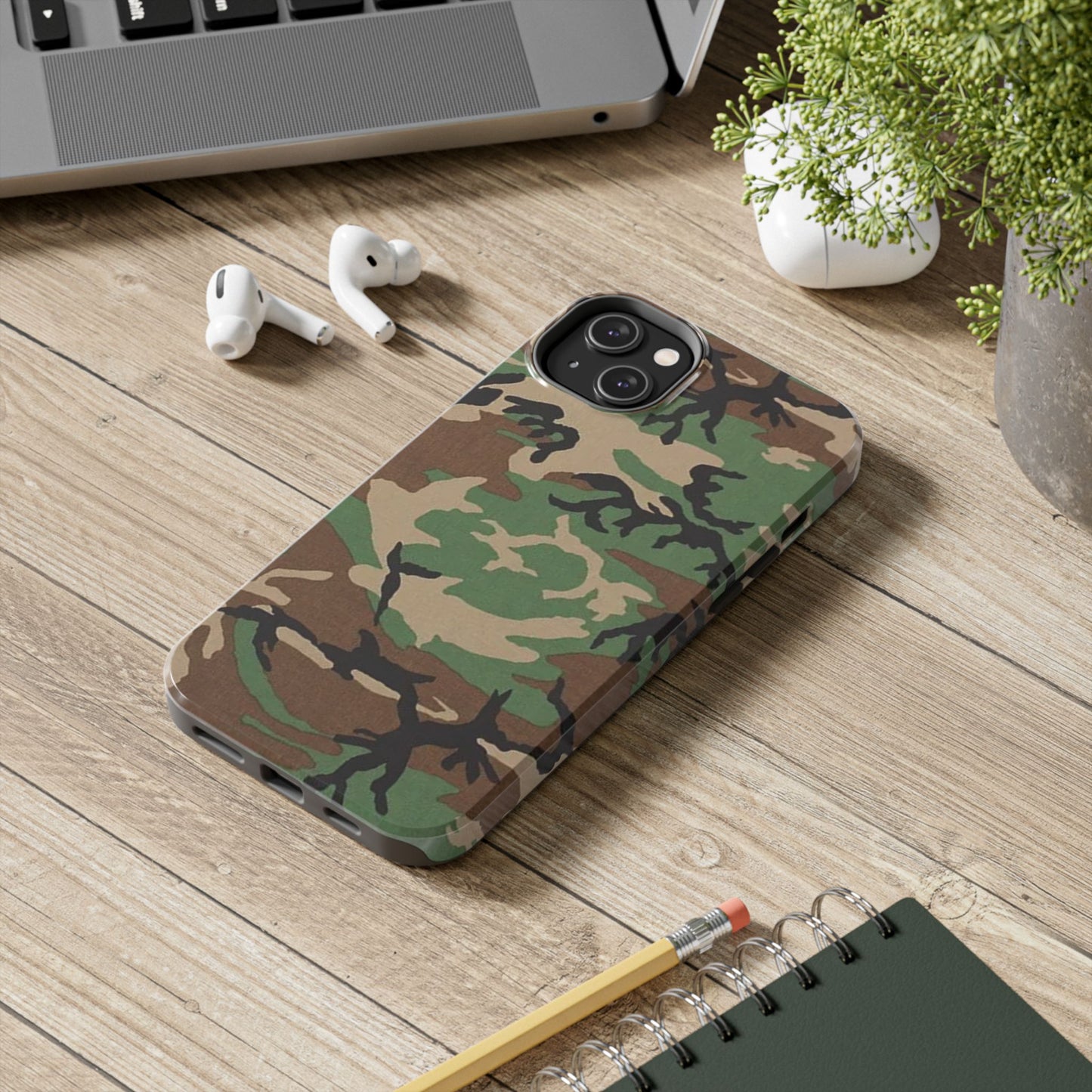 M81 Woodland Rugged Phone Case