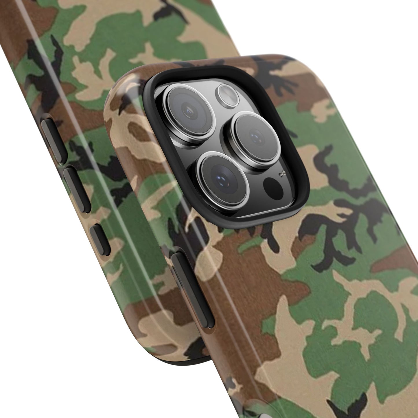 M81 Woodland Rugged Phone Case