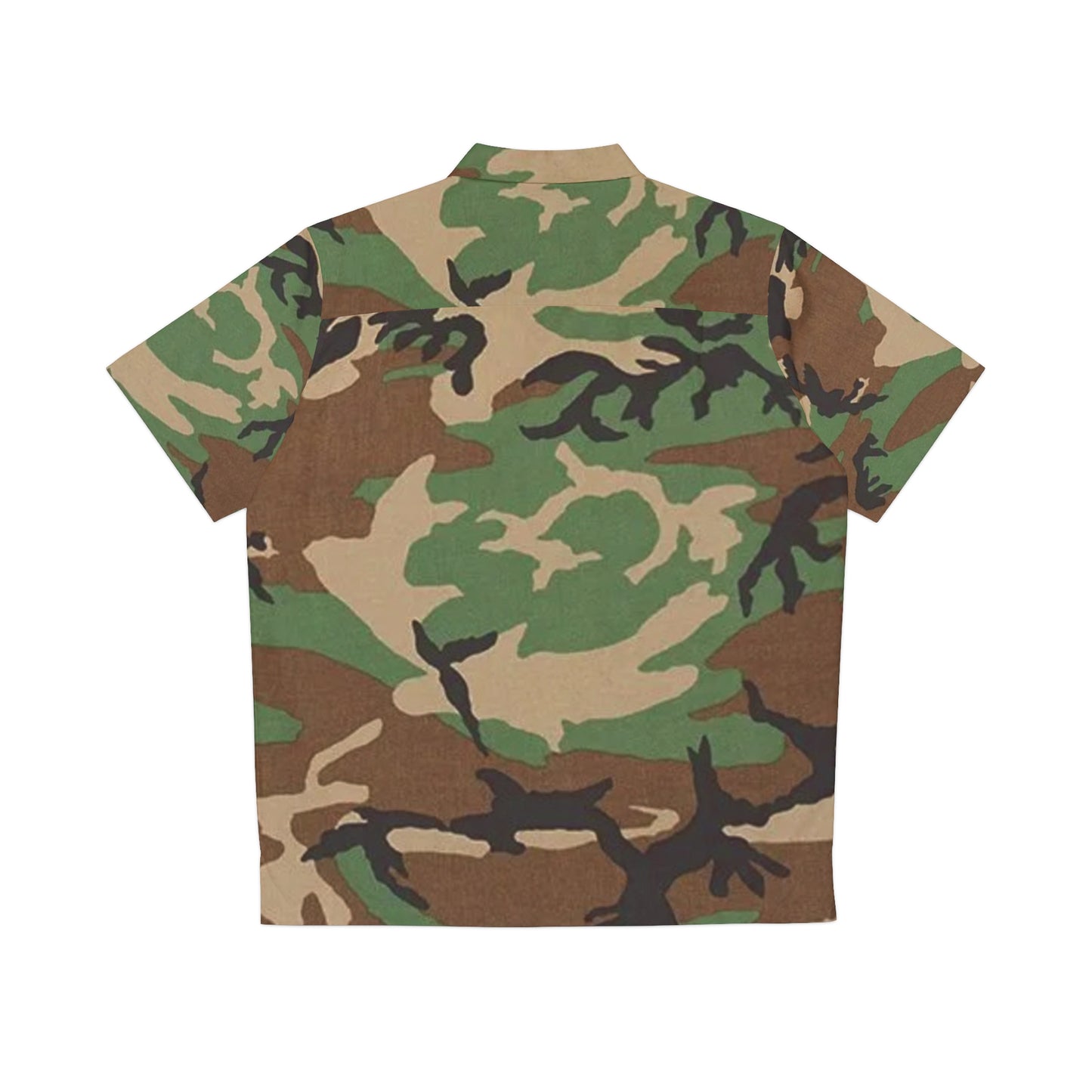 Men's M81 Camouflage Hawaiian Shirt, Tropical Shirt for Summer, Beachwear, Vacation Outfit, Casual Wear