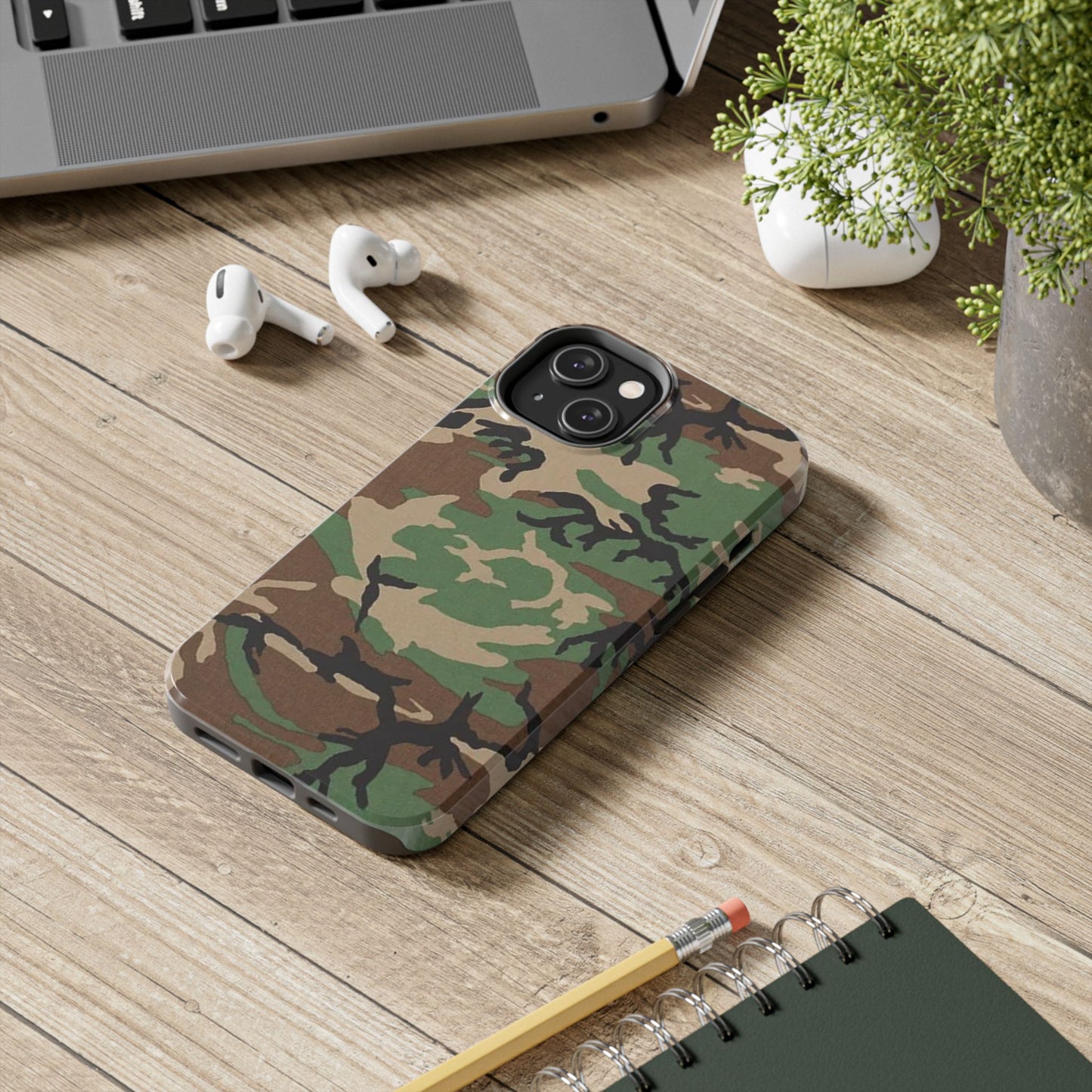 M81 Woodland Rugged Phone Case