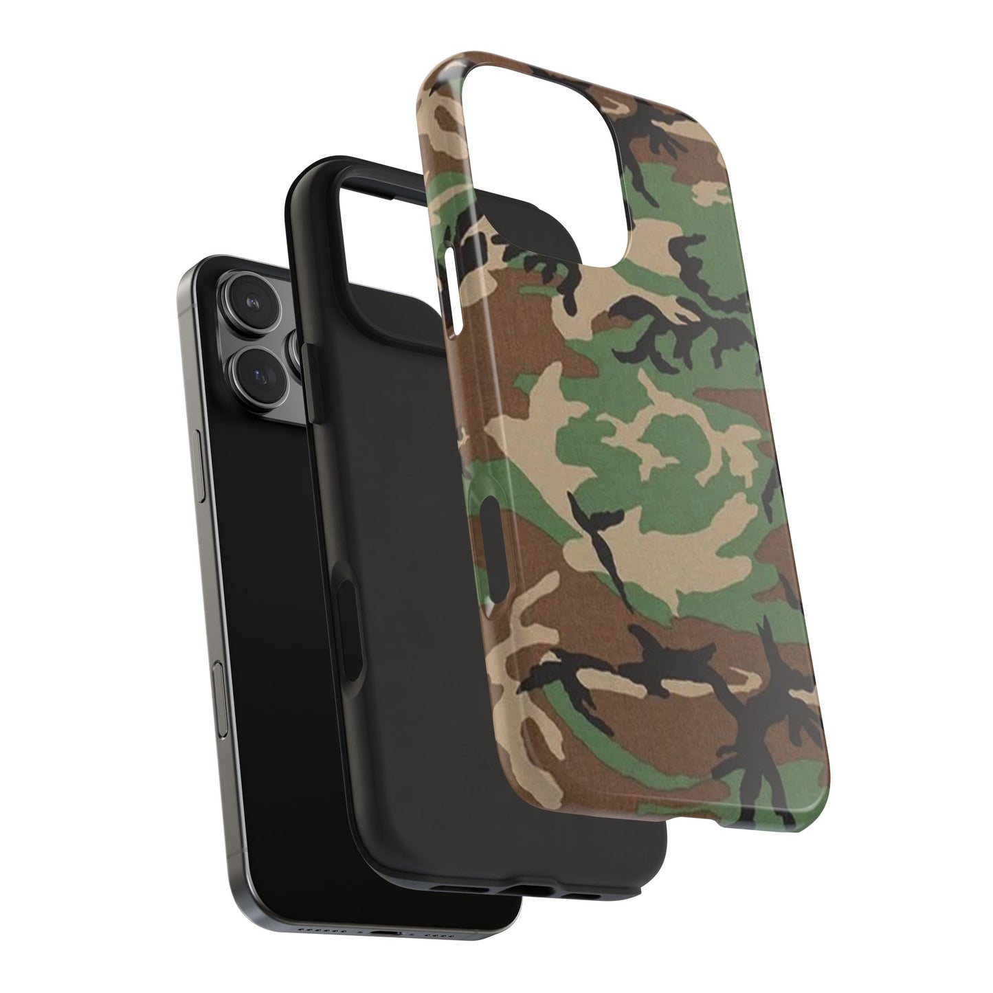 M81 Woodland Rugged Phone Case