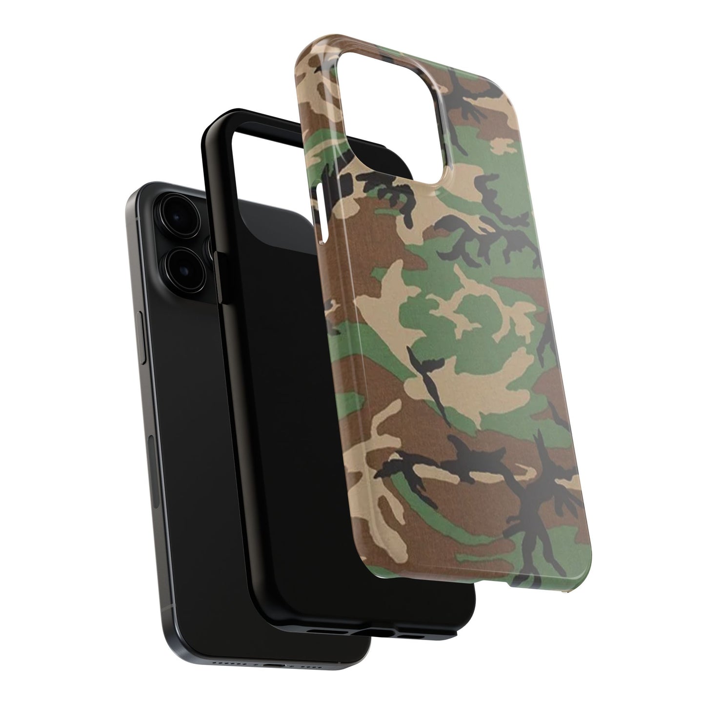 M81 Woodland Rugged Phone Case