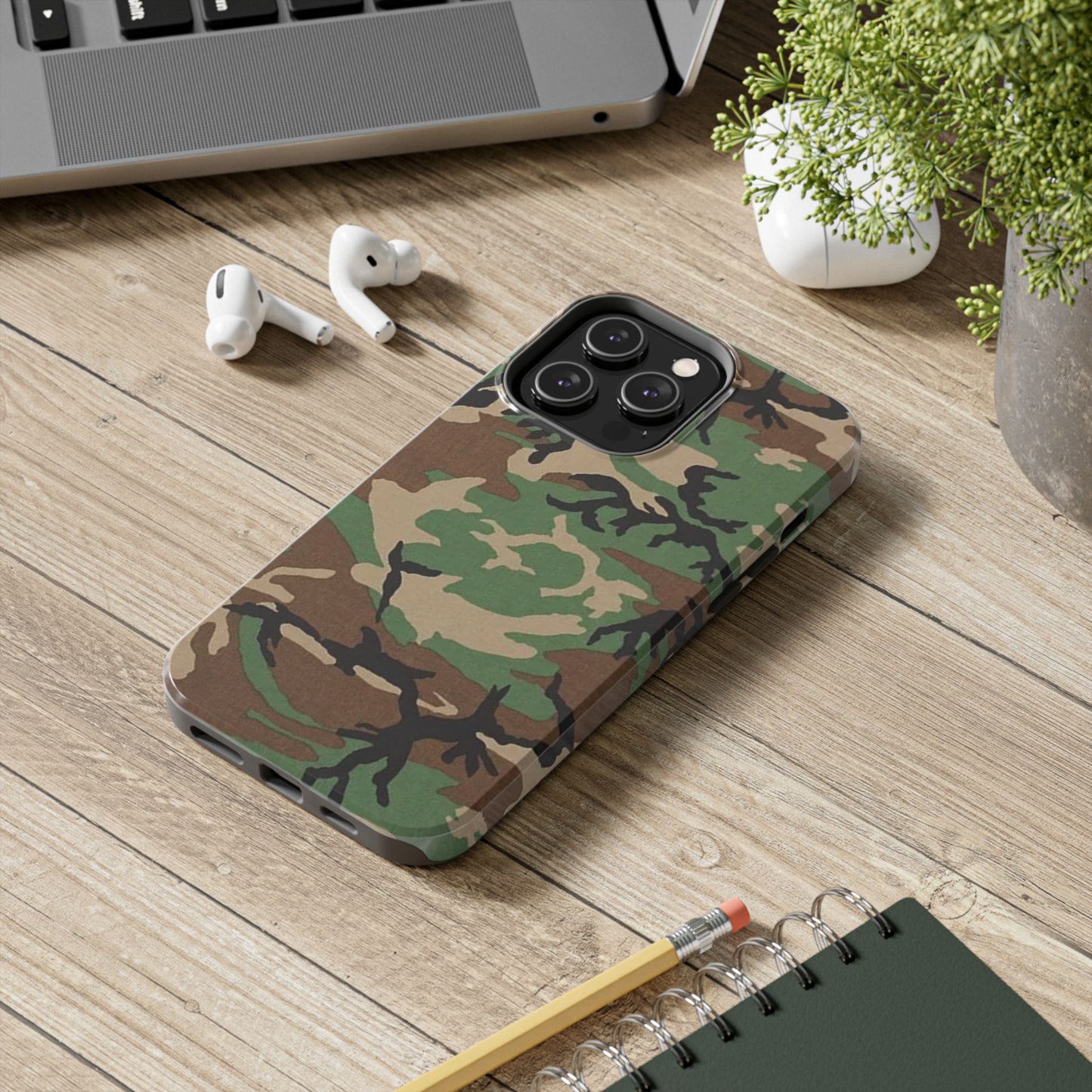 M81 Woodland Rugged Phone Case