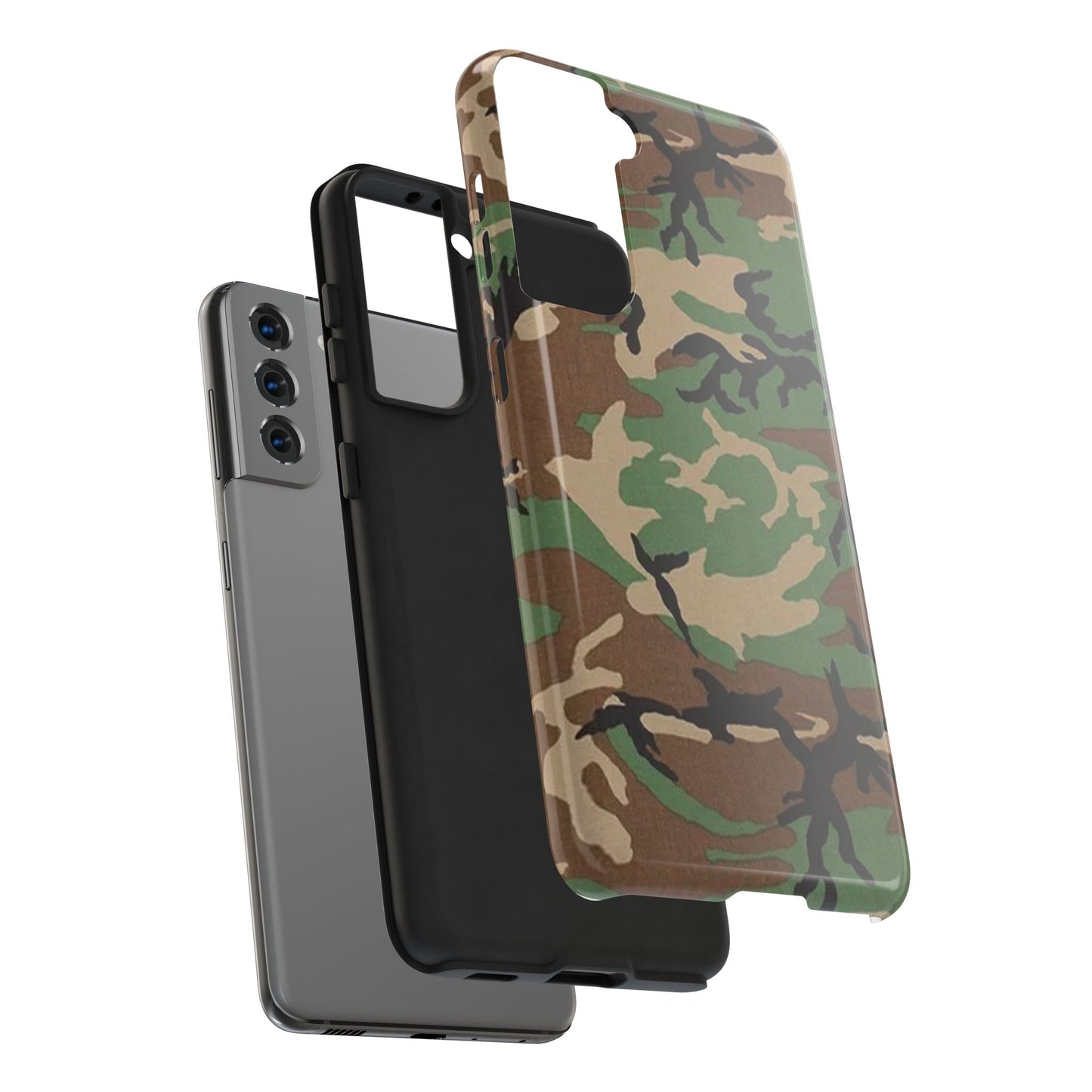M81 Woodland Rugged Phone Case