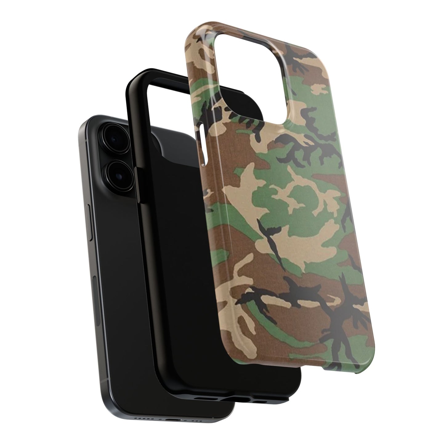 M81 Woodland Rugged Phone Case