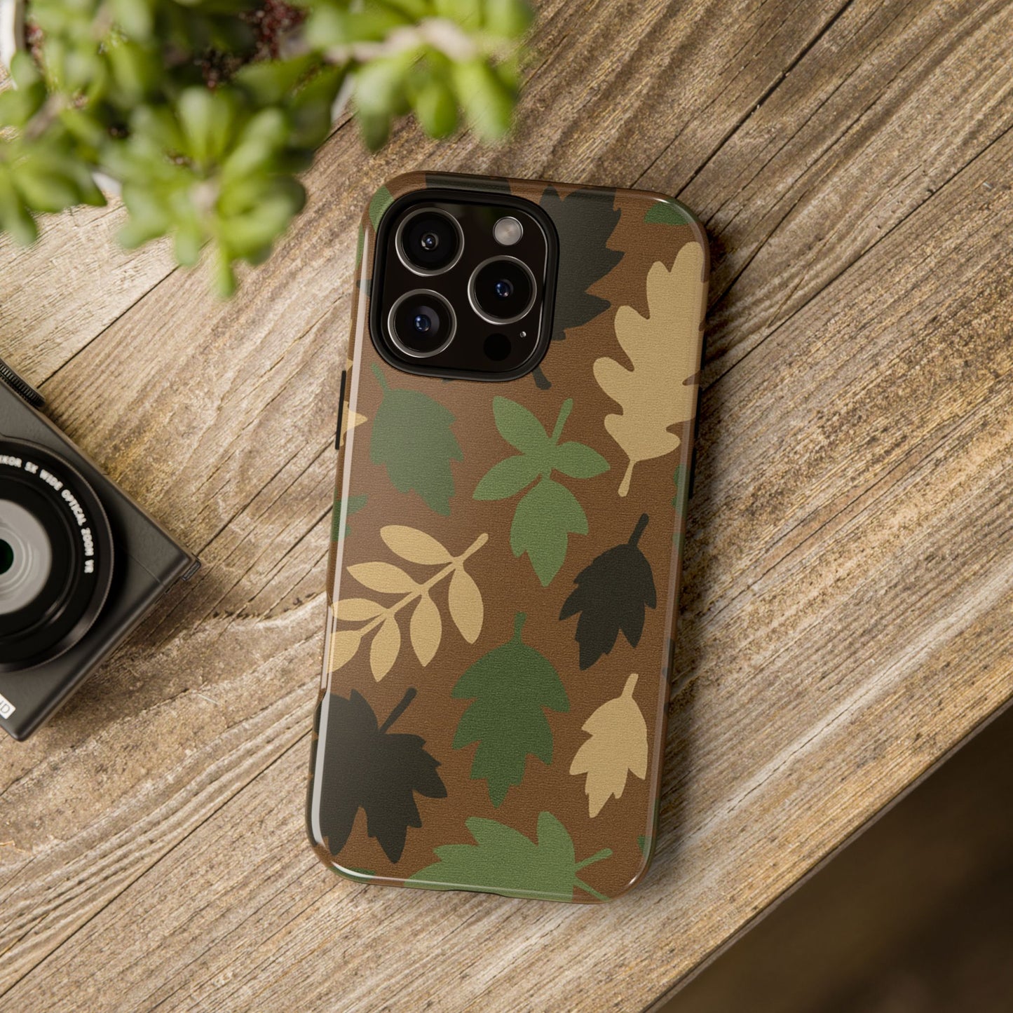 M81 Leaf Pattern Phone Case