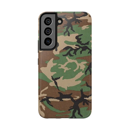 M81 Woodland Rugged Phone Case