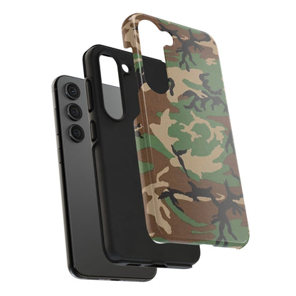 M81 Woodland Rugged Phone Case