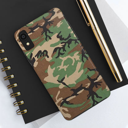 M81 Woodland Rugged Phone Case