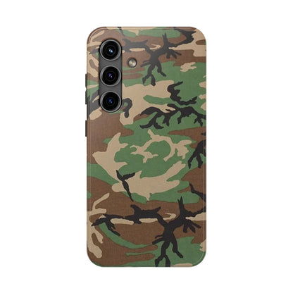 M81 Woodland Rugged Phone Case