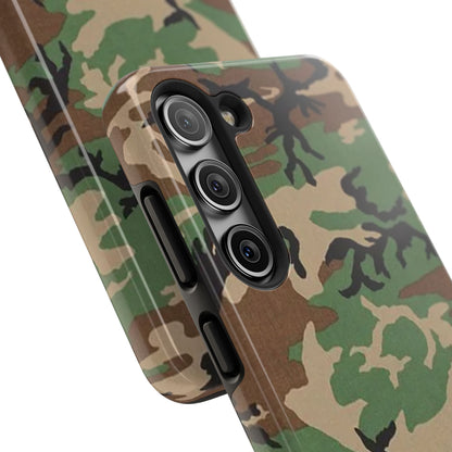 M81 Woodland Rugged Phone Case