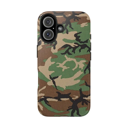 M81 Woodland Rugged Phone Case