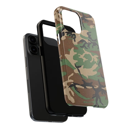 M81 Woodland Rugged Phone Case