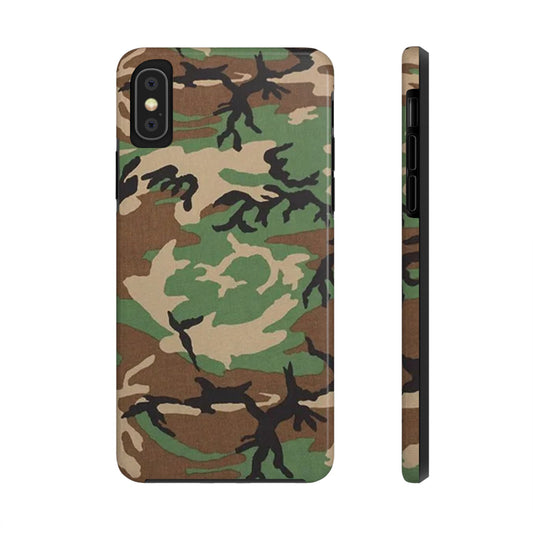 M81 Woodland Rugged Phone Case
