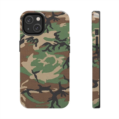 M81 Woodland Rugged Phone Case